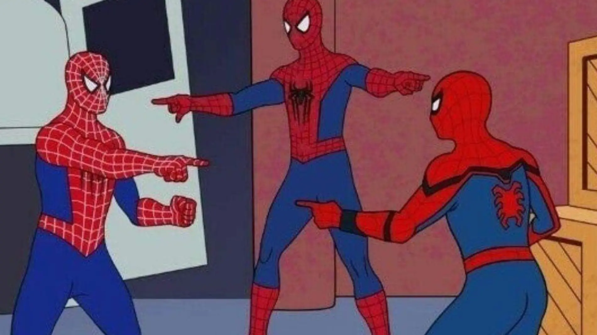 Actores de Spiderman recrean famoso meme por Spiderman No way Home